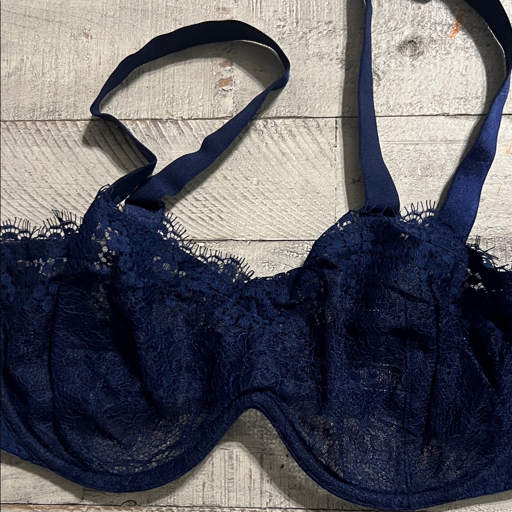 Victoria's Secret Midnight Blue Lace Bra